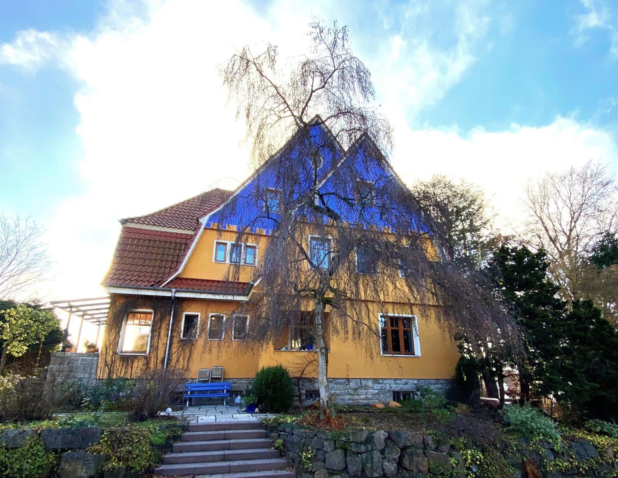 Ferienwohnung Blaues Haus Schmalkalden Exterior foto